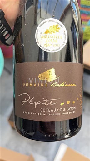 Thung lũng sông Loire Coteaux-du-layon Domaine Bodineau Pépite 2022
