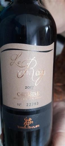 Roussillon Collioure Terres des Templiers Le Reig 2017