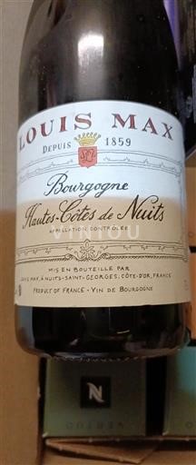Bourgogne Hautes Côtes de nuits Louis Max 2018