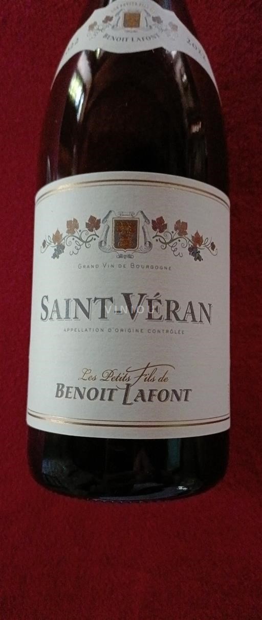 Burgundsko Saint-Véran Les Petits Fils de Benoit Lafont 2022