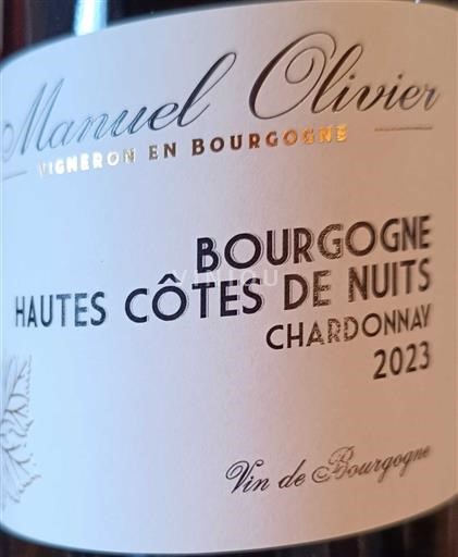 Bourgogne Hautes Côtes de nuits Manuel Olivier 2023