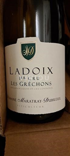 Bourgogne Ladoix Premier Cru Maratray Dubreuil Les Gréchons 2023