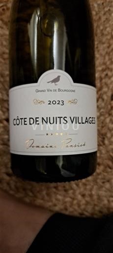Burgundija Côte de Nuits Villages Domaine Pansiot 2023