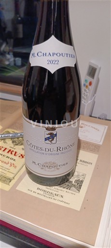 Rhône Valley Côtes-du-Rhône AOP M. Chapoutier 2022