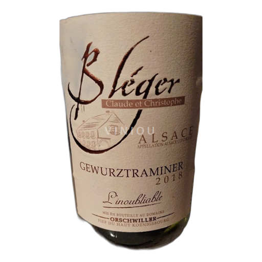Alzacija Gewürztraminer Domaine Bleger 2018