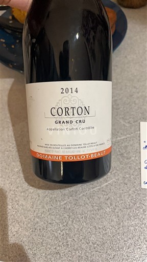 Burgundsko Corton Grand Cru Domaine Tollot-Beaut 2014