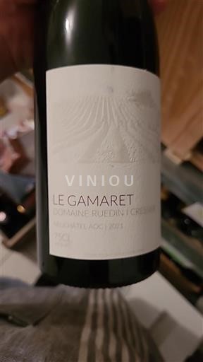 Neuchâtel Neuchâtel AOC Domaine Ruedin Le Gamaret 2021