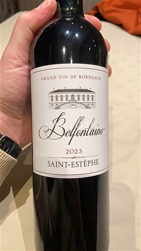 Bordeaux Saint-Estèphe Belfontaine 2023