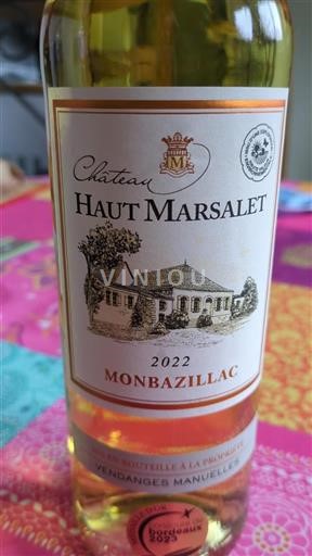 Sudoeste Monbazillac Domaine Haut Marsalet 2022