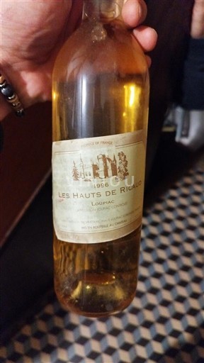 Bordeaux Loupiac Les Hauts De Ricaud 1996