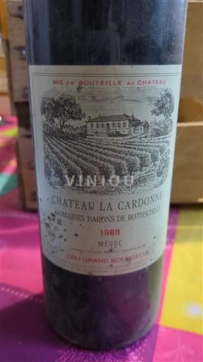 Bordeaux Médoc Grand Cru Château La Cardonne 1988
