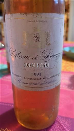 Bordeaux Loupiac Château Beaupuy 1994