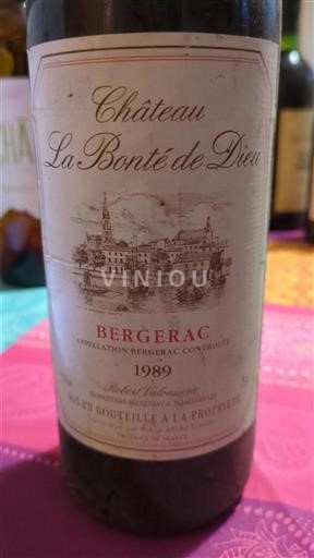 Sudoeste Bergerac Château La Bonté De Dieu 1989