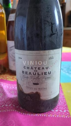 Thung lũng Rhône Côtes-du-rhône Grand Cru Château Beaulieu Vieilles Vignes 2004