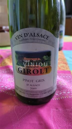 Alsace Domaine Girolt Pinot Gris 2009