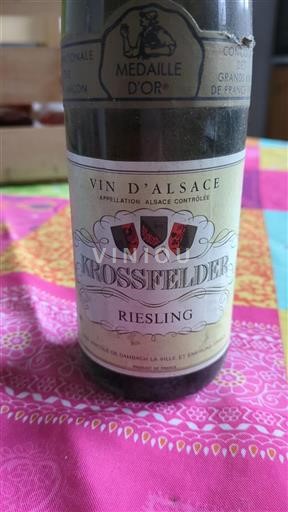 Alsace Krossfelder Riesling 1997