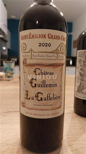 Bordeaux Saint-Émilion Grand Cru Grand Cru Château Guillemin La Gaffelière 2020