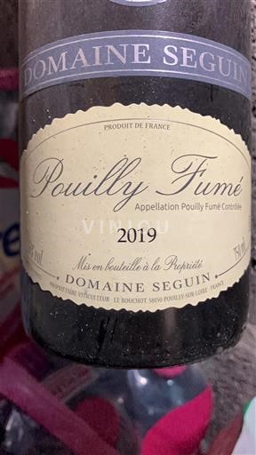 Vallée de la Loire Pouilly-fumé Domaine Seguin 2019