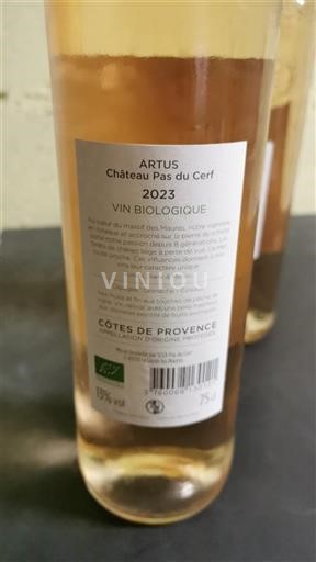 Provence Côtes de Provence Château Pas du Cerf Artus 2023