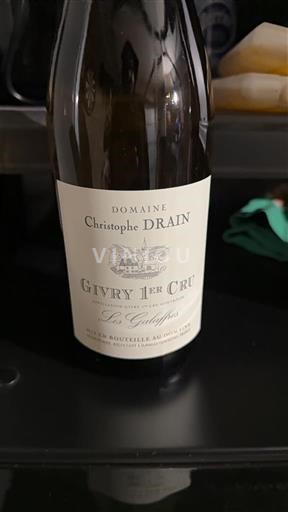 Bourgondië Givry Premier Cru Domaine Christophe Drain Les Galaffres 2023