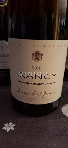 Burgundi Irancy Domaine Saint Germain 2018