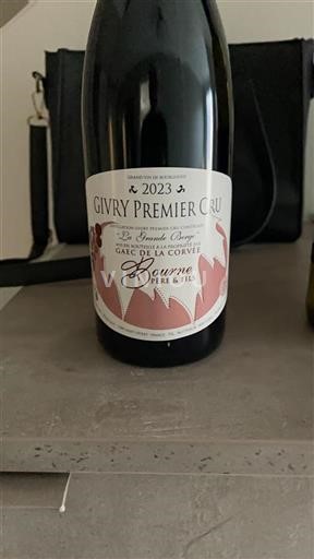 Burgundi Givry Premier Cru GAEC de la Corvée La Grande Berge 2023