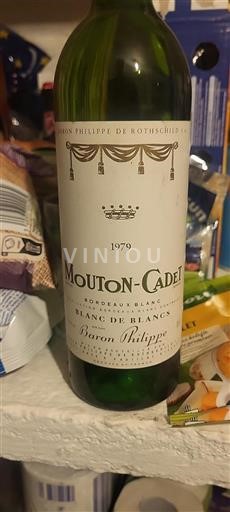 Bordeaux Bordeaux blanc Baron Philippe de Rothschild Mouton Cadet 1979
