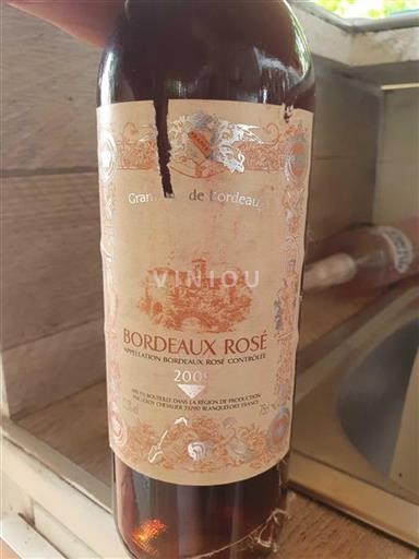 Bordeaux Bordeaux rosé Grand Vin de Bordeaux Bordeaux Rosé 2009