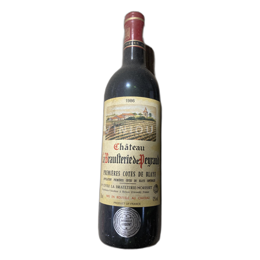 Bordeaux Nespecifikováno Château La Braulterie de Peyraud 1986