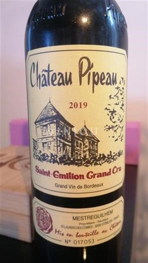 Burdeos Saint-Émilion Grand Cru Château PIPEAU   2019