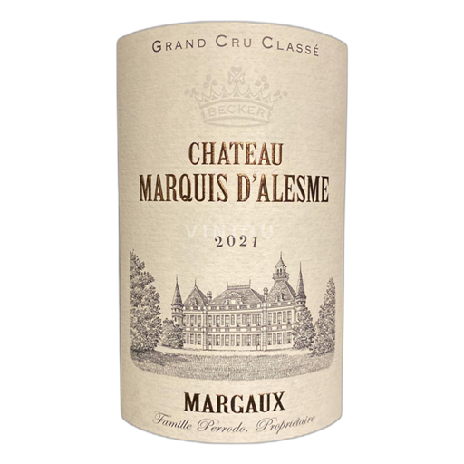 Bordeaux Margaux Château Marquis Alesme 2021
