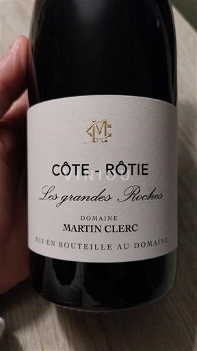 Rhône-dalen Côte-rôtie Martin Clerc Les grandes Roches 2023
