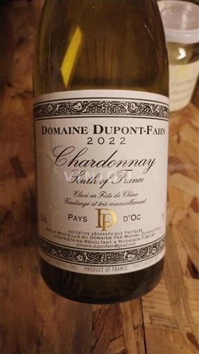 Languedoc et Roussillon Pays d'oc Domaine Dupont-Fahn 2022