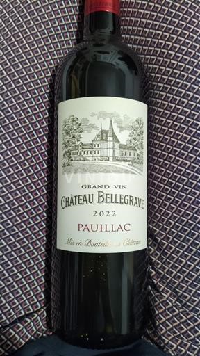 Bordeaux Pauillac BELLES GRAVES 2022