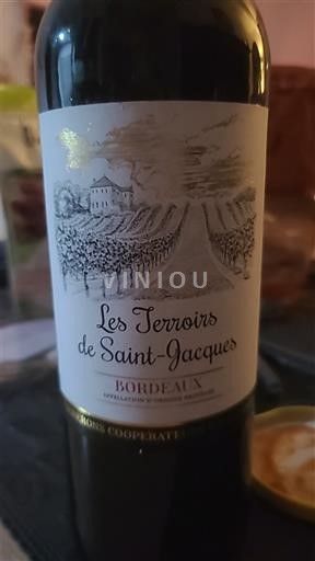 Bordeaux Les Terroirs de Saint-Jacques Icke årgångsbetecknad