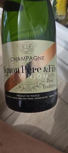 Šampanja Šampanjec Mignon Père & Fils Brut Tradition Neleten.