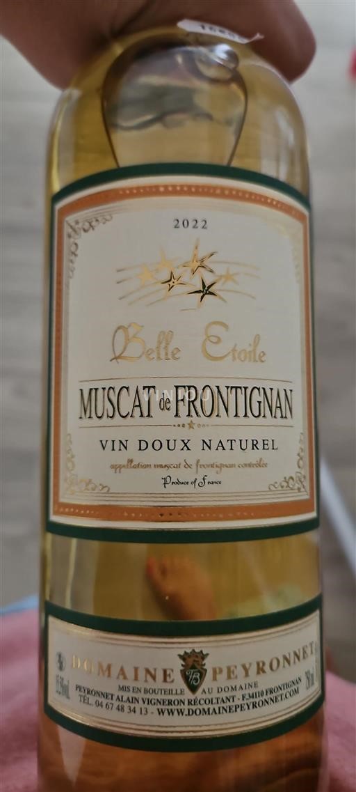 Langvedok Muškat iz Frontignana Domaine Peyronnet Belle Etoile 2022