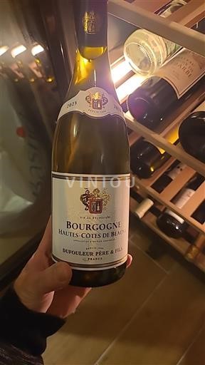 Bourgogne Hautes Côtes de beaune Dufouleur Père & Fils 2023
