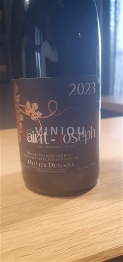 Vallée du Rhône Saint-Joseph Olivier Dumaine 2023