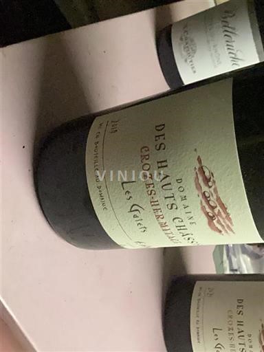 Rhône-dalen Crozes-Hermitage Domaine Des Hauts Châssis Les Galets 2019