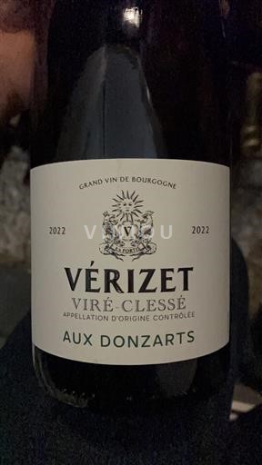 Burgundi Viré-clessé Vérizet Aux Donzarts 2022