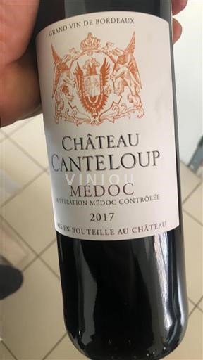 Burdeos Médoc Château Canteloup 2017