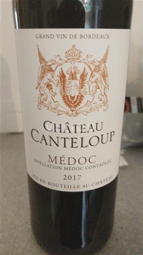 Bordeaux Médoc Château Canteloup 2017