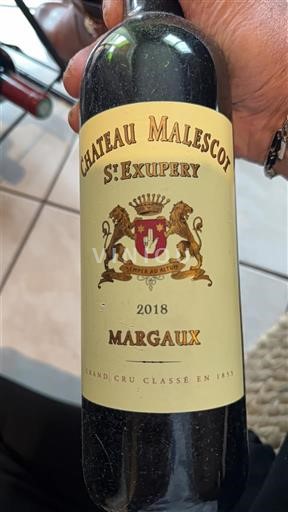 Bordeaux Margaux Grand Cru Malescot St. Exupéry 2018