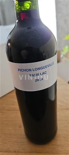 Bordeaux Pauillac Grand Cru Château Pichon Longueville 2019