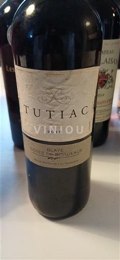 Burdeos Blaye-Côtes de Burdeos Tutiac 2010