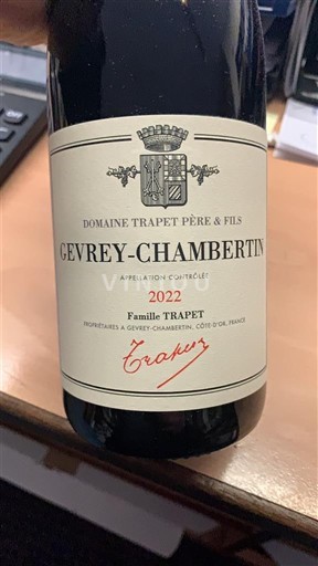 Bourgogne Gevrey-chambertin Trapet Père & Fils 2022