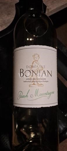 Languedoc-Roussillon Côtes de Thongue Domaine Bonian Puech Mountagne Non-Vintage