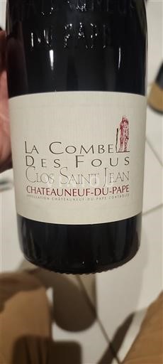 Rona dolina Châteauneuf-du-Pape Clos Saint Jean La combe des fous 2021