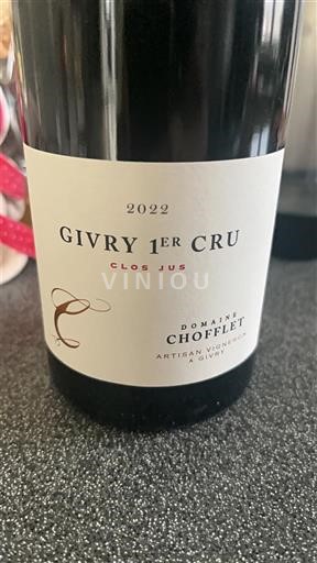 Burgundsko Givry Premier Cru Domaine Chofflet clo jus 2022